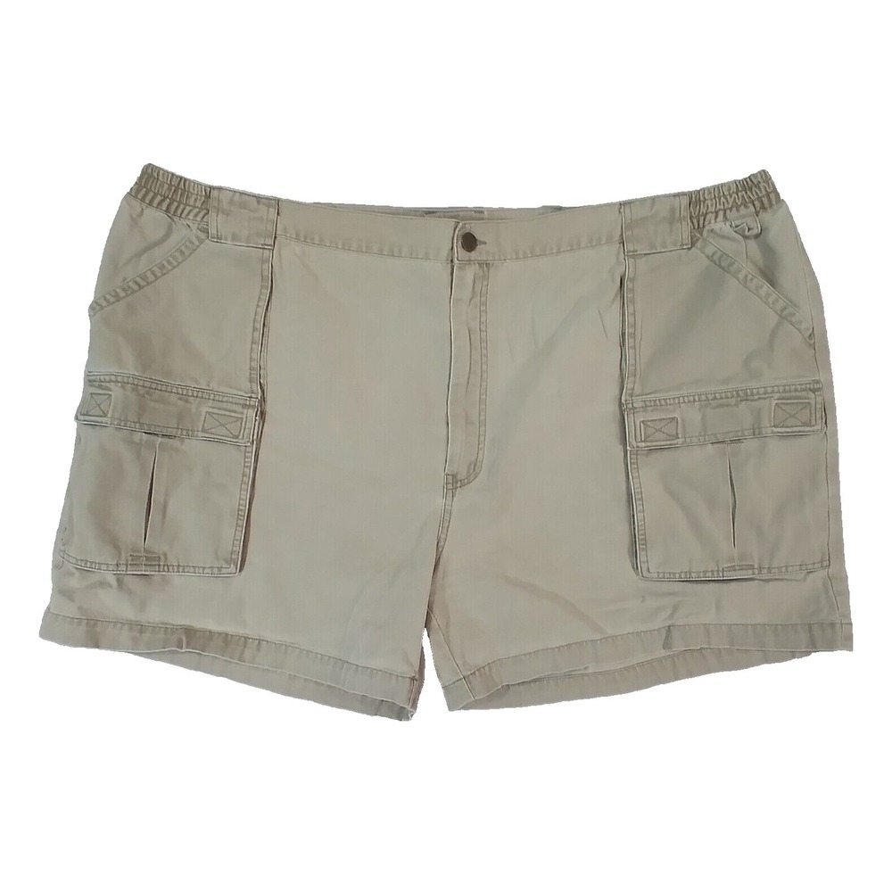 Redhead cargo hiking shorts men's 48x 5 gray cotton comfort waist outdoor